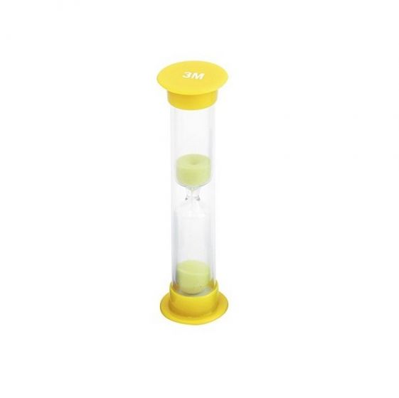 SABLIERS - SABLIER DE 3 MINUTES COLORBRIGHT (JAUNE)