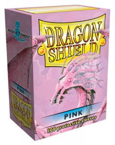 100 Protège-cartes Dragon Shield Rose