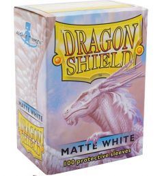 100 Protège-cartes Dragon Shield Matte Blanc
