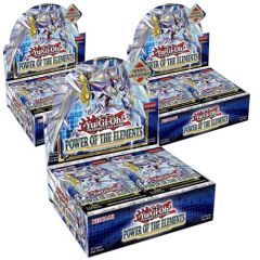 3 Boîtes 24 Boosters Yu-Gi-Oh! Le Pouvoir des Éléments