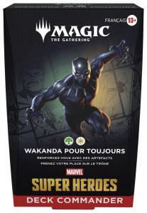 Deck Commander Magic Marvel Super Heroes Wakanda Pour Toujours