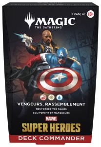 Deck Commander Magic Marvel Super Heroes Avengers Rassemblement