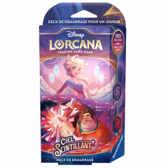 Deck de Démarrage Disney Lorcana Ciel Scintillant Elsa / Ralph
