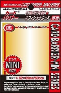 50 Protège-cartes KMC Mini Gold
