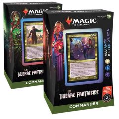 Lot de 2 Deck Commander La Guerre Fratricide