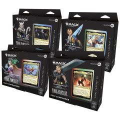 Lot de 4 Decks Commander Magic Final Fantasy