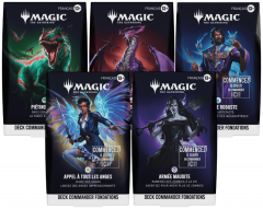 Lot des 5 Decks Commander Fondations ENG
