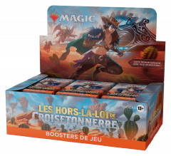 Boîte 36 Boosters de jeu Magic Les Hors-la-loi de Croisetonnerre