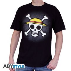 T-shirt One Piece Skull with map homme